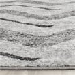 Safavieh Adirondack 9' X 12' Power Loomed Rug in Silver and Charcoal