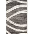 Safavieh Adirondack 3' X 5' Power Loomed Rug in Charcoal and Ivory