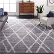 Safavieh Adirondack 8' X 10' Power Loomed Rug in Ivory and Silver