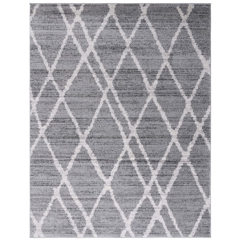 Safavieh Adirondack 8' X 10' Power Loomed Rug in Ivory and Silver