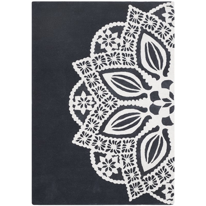 Safavieh Allure 5' X 8' Hand Tufted Wool Rug in Gray and Ivory