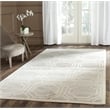 Safavieh Amherst 4' X 6' Power Loomed Rug in Light Gray and Ivory