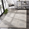 Safavieh Amherst 6' X 9' Power Loomed Rug in Light Gray and Ivory
