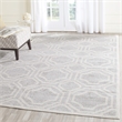 Safavieh Amherst 6' X 9' Power Loomed Rug in Light Gray and Ivory