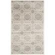 Safavieh Amherst 6' X 9' Power Loomed Rug in Light Gray and Ivory
