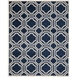 Safavieh Amherst 6' X 9' Power Loomed Rug in Navy and Ivory