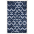 Safavieh Amherst 5' X 8' Power Loomed Rug in Navy and Ivory