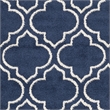 Safavieh Amherst 6' X 9' Power Loomed Rug in Navy and Ivory