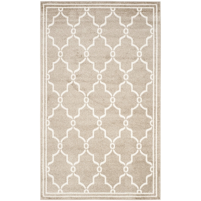 Safavieh Amherst 4' X 6' Power Loomed Rug in Wheat and Beige