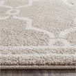 Safavieh Amherst 5' Square Power Loomed Rug in Wheat and Beige