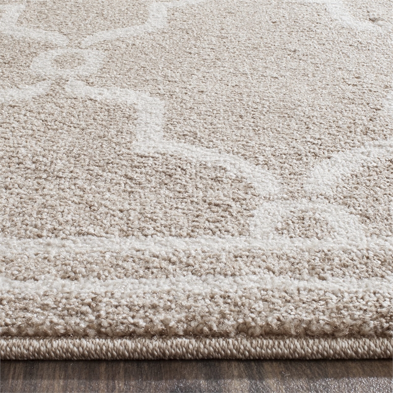 Safavieh Amherst 6' X 9' Power Loomed Rug in Wheat and Beige
