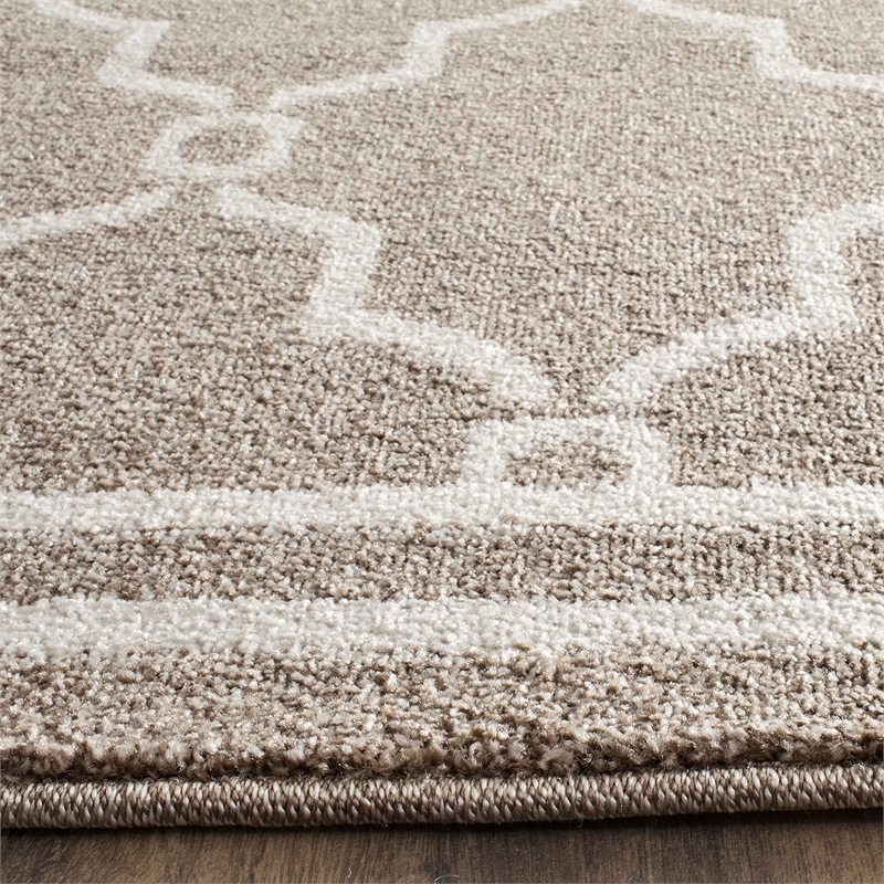 Safavieh Amherst 8' X 10' Power Loomed Rug in Wheat and Beige
