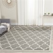 Safavieh Amherst 12' X 18' Power Loomed Rug in Dark Gray and Beige