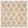 Safavieh Amherst 9' Square Power Loomed Rug in Wheat and Beige