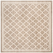 Safavieh Amherst 9' Square Power Loomed Rug in Wheat and Beige
