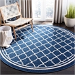 Safavieh Amherst 9' Square Power Loomed Rug in Wheat and Beige