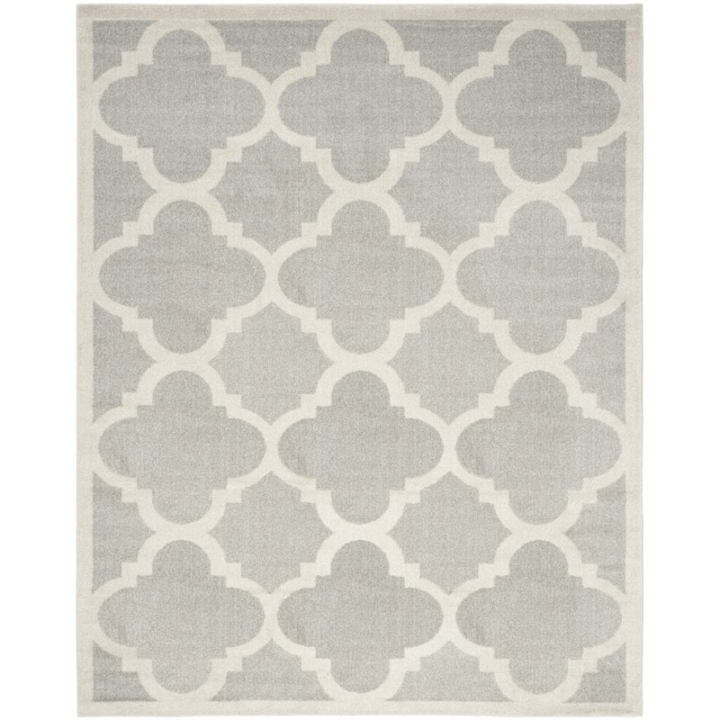Safavieh Amherst 11' X 15' Power Loomed Rug in Light Gray and Beige