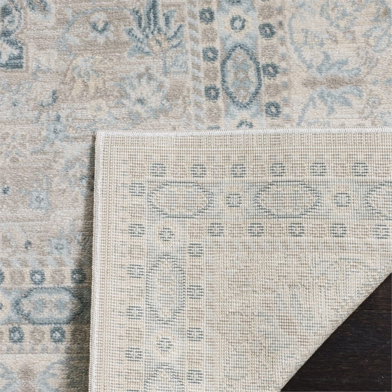 Safavieh Archive 9' X 12' Power Loomed Rug in Gray and Blue