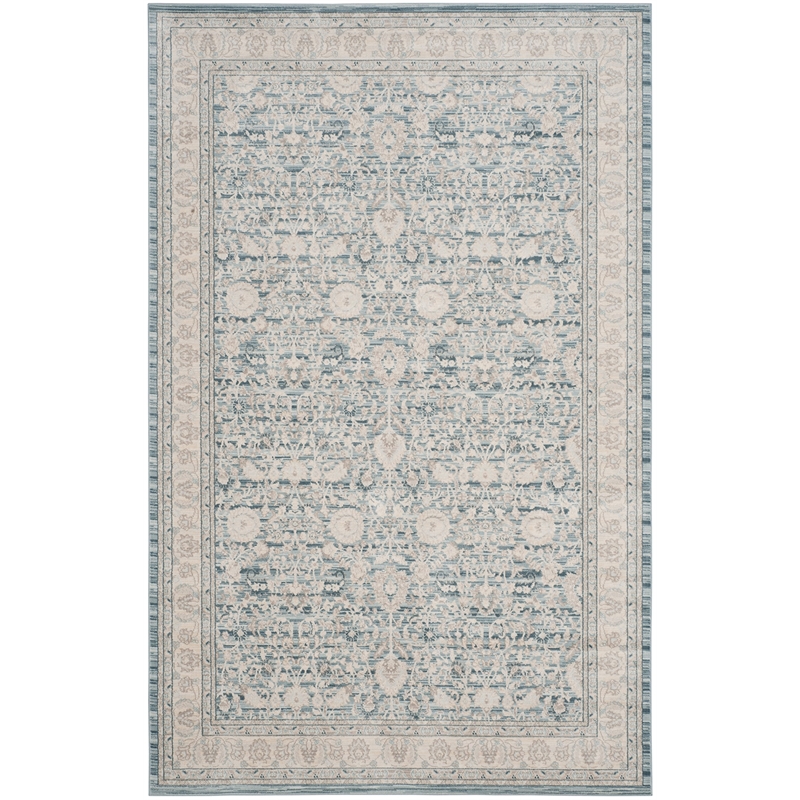 Safavieh Archive 8' X 10' Power Loomed Rug in Blue and Gray