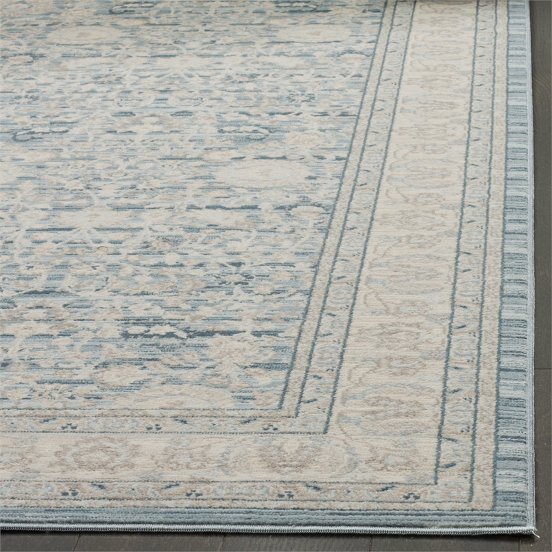 Safavieh Archive 8' X 10' Power Loomed Rug in Blue and Gray