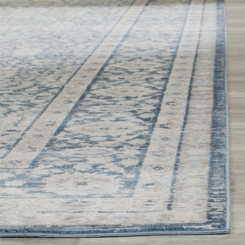 Safavieh Archive 9' X 12' Power Loomed Rug in Blue and Gray