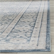 Safavieh Archive 9' X 12' Power Loomed Rug in Blue and Gray