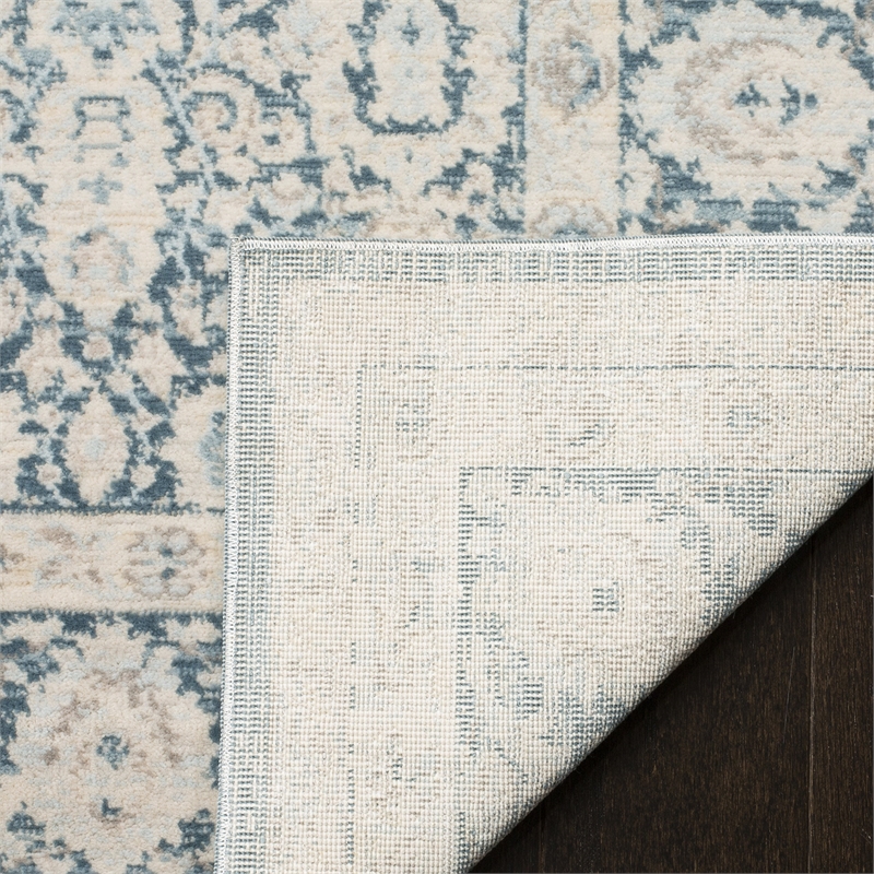 Safavieh Archive 9' X 12' Power Loomed Rug in Blue and Gray
