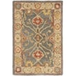 Safavieh Antiquity 12' X 18' Hand Tufted Wool Rug in Blue and Ivory