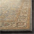 Safavieh Antiquity 12' X 18' Hand Tufted Wool Rug in Blue and Ivory