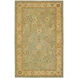 Safavieh Antiquity 5' X 8' Hand Tufted Wool Rug in Teal and Beige