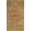 Safavieh Antiquity 12' X 15' Hand Tufted Wool Rug in Gold and Beige
