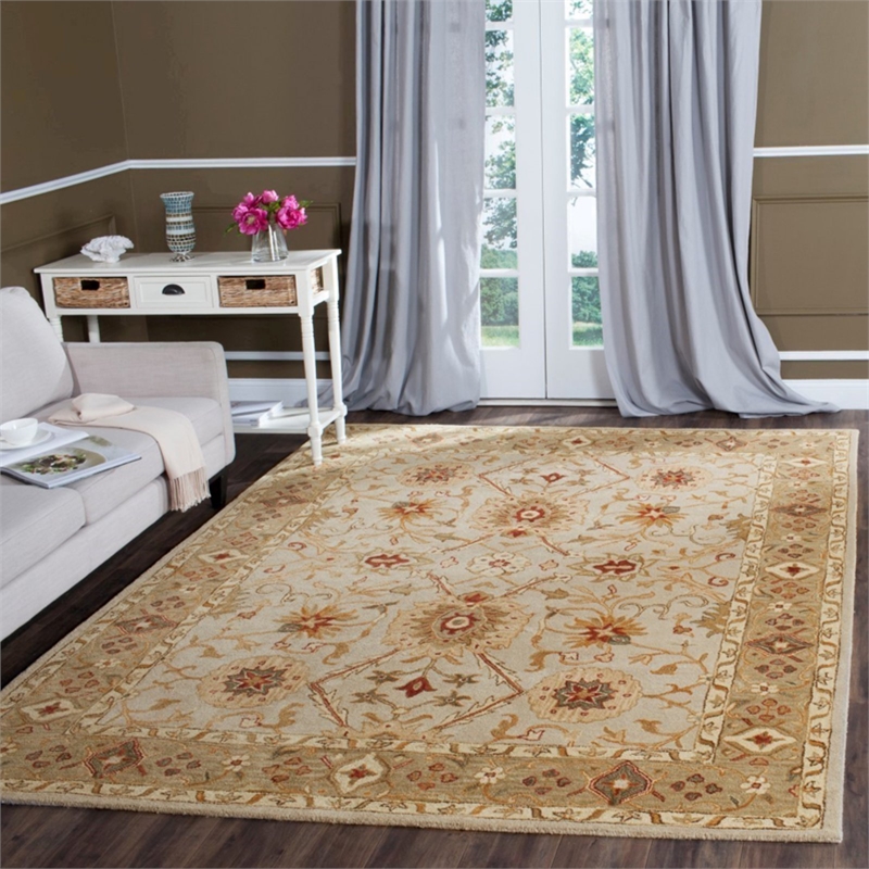 Safavieh Antiquity 6' Square Hand Tufted Wool Rug