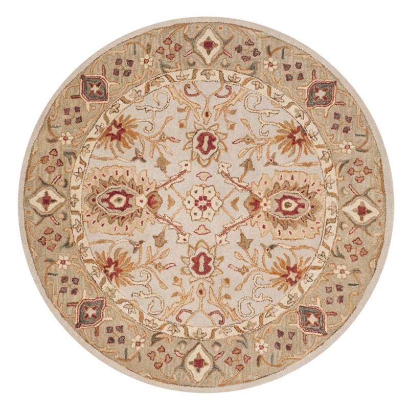 Safavieh Antiquity 6' Square Hand Tufted Wool Rug