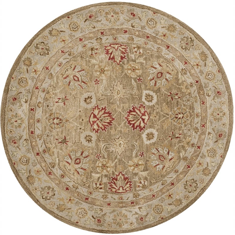 Safavieh Antiquity 10' Round Hand Tufted Wool Rug