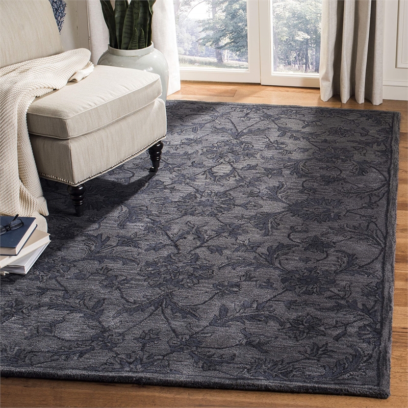 Safavieh Antiquity 3' X 5' Hand Tufted Wool Rug in Gray