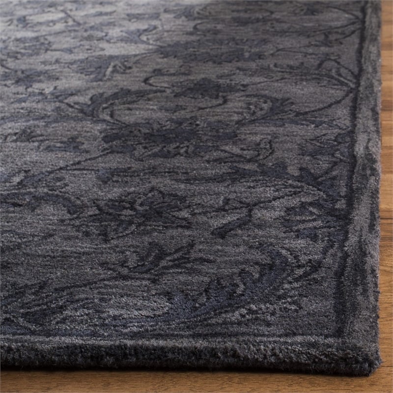 Safavieh Antiquity 9' X 12' Hand Tufted Wool Rug in Gray