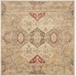 Safavieh Antiquity 6' Square Hand Tufted Wool Rug in Beige