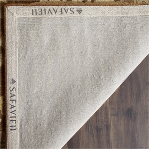 Safavieh Antiquity 2' X 3' Hand Tufted Wool Rug in Brown and Beige