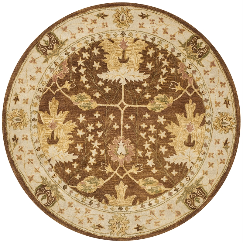 Safavieh Antiquity 6' Round Hand Tufted Wool Rug