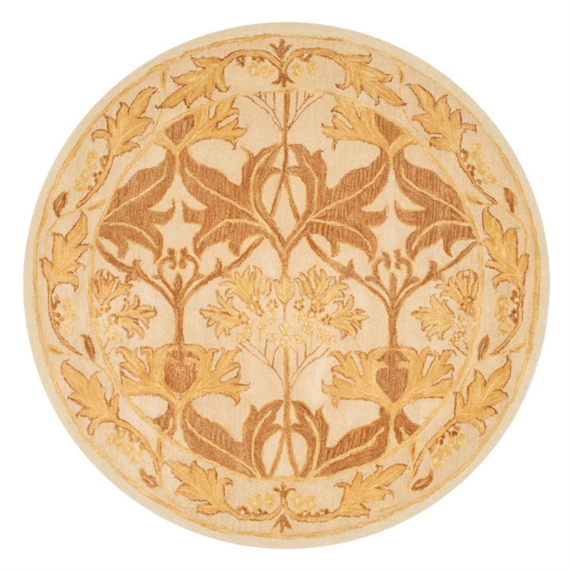 Safavieh Antiquity 6' Square Hand Tufted Wool Rug