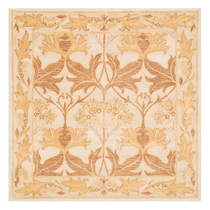 Safavieh Antiquity 6' Square Hand Tufted Wool Rug