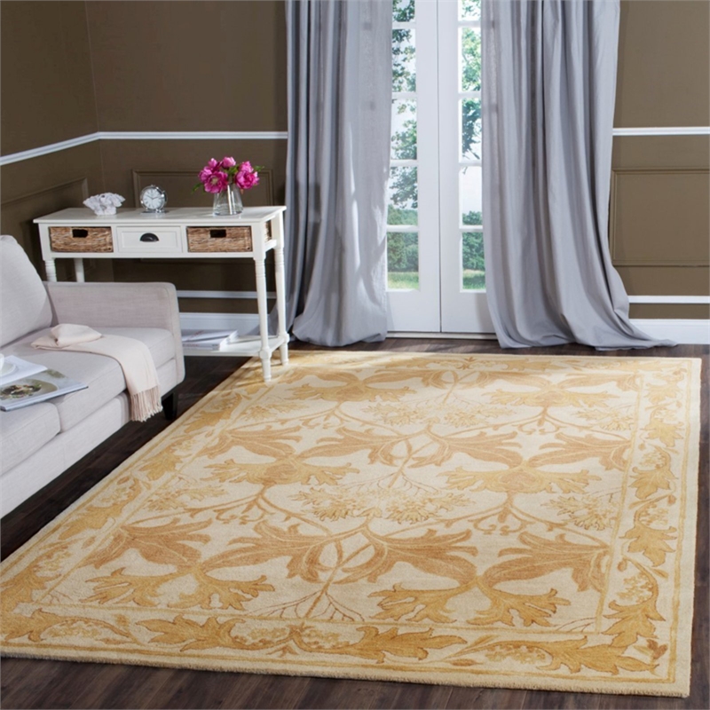 Safavieh Antiquity 6' Square Hand Tufted Wool Rug