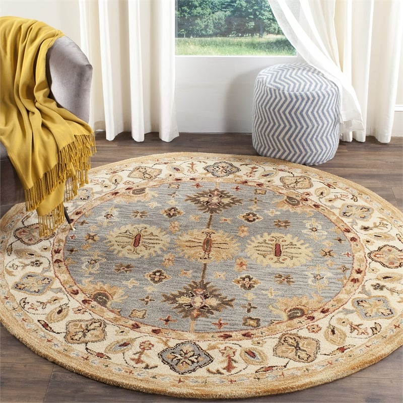 Safavieh Antiquity 6' Round Hand Tufted Wool Rug