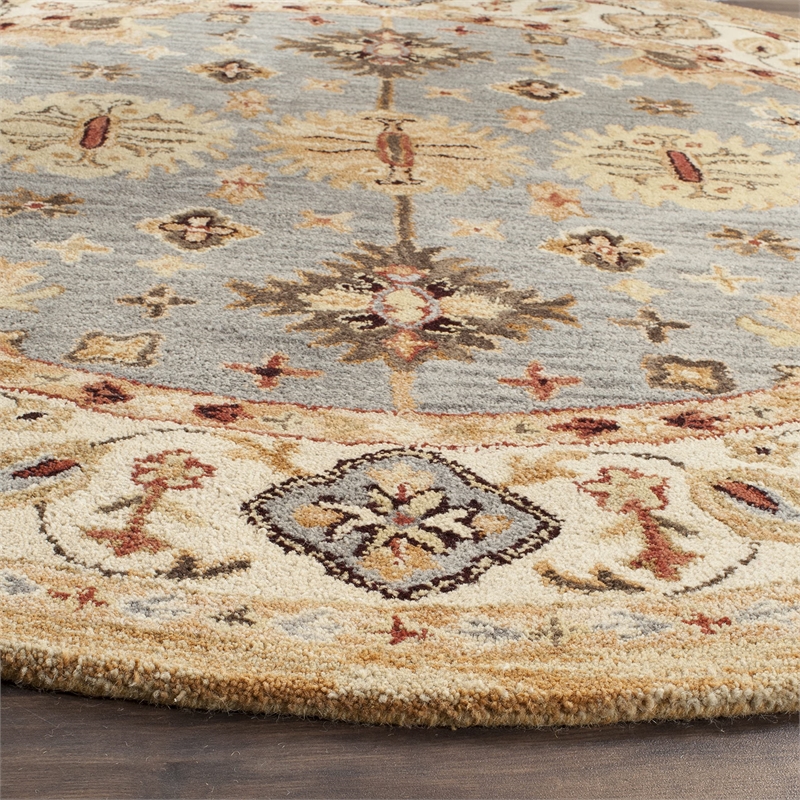 Safavieh Antiquity 6' Round Hand Tufted Wool Rug