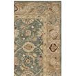 Safavieh Antiquity 5' X 8' Hand Tufted Wool Rug in Teal Blue and Taupe