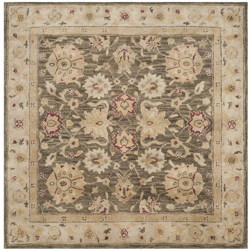 Safavieh Antiquity 6' Square Hand Tufted Wool Rug
