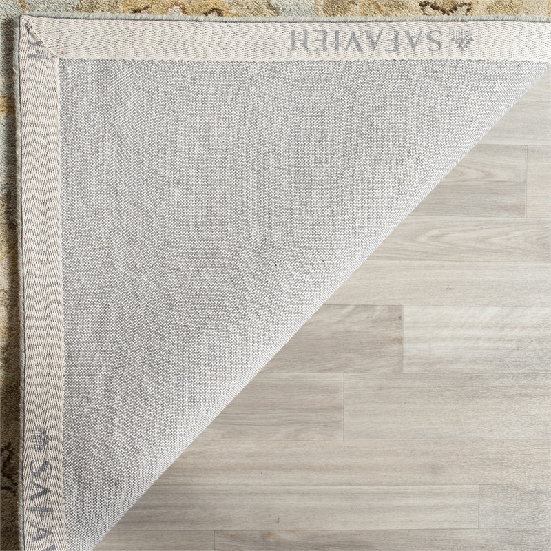 Safavieh Antiquity 3' X 5' Hand Tufted Wool Rug in Light Blue and Sage