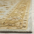 Safavieh Antiquity 4' X 6' Hand Tufted Wool Rug in Light Blue and Sage