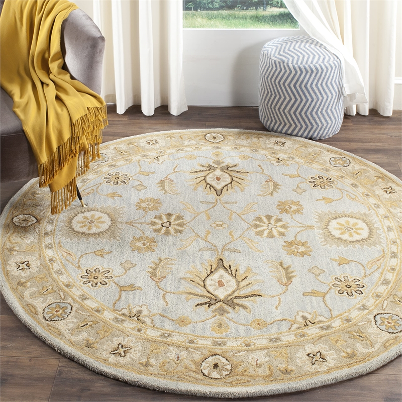 Safavieh Antiquity 6' Round Hand Tufted Wool Rug