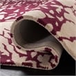 Safavieh Bella 4' X 6' Hand Tufted Wool Pile Rug in Beige and Purple